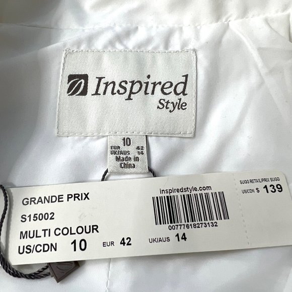 Inspired Style Spanner Grande Prix Mock Neck Full Zip Sleeveless Golf Jacket - Picture 9 of 11